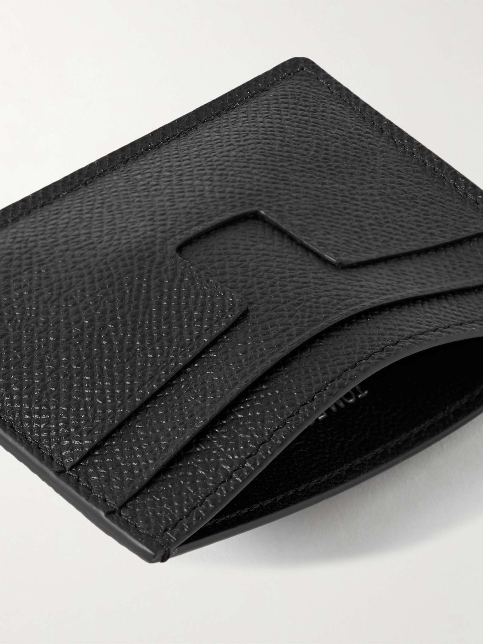 Full-Grain Leather Cardholder with Money Clip - 2