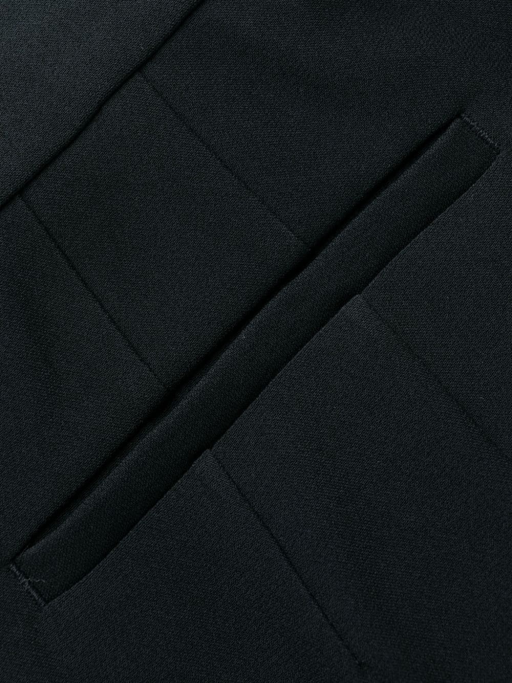 high-waisted straight-leg trousers - 6
