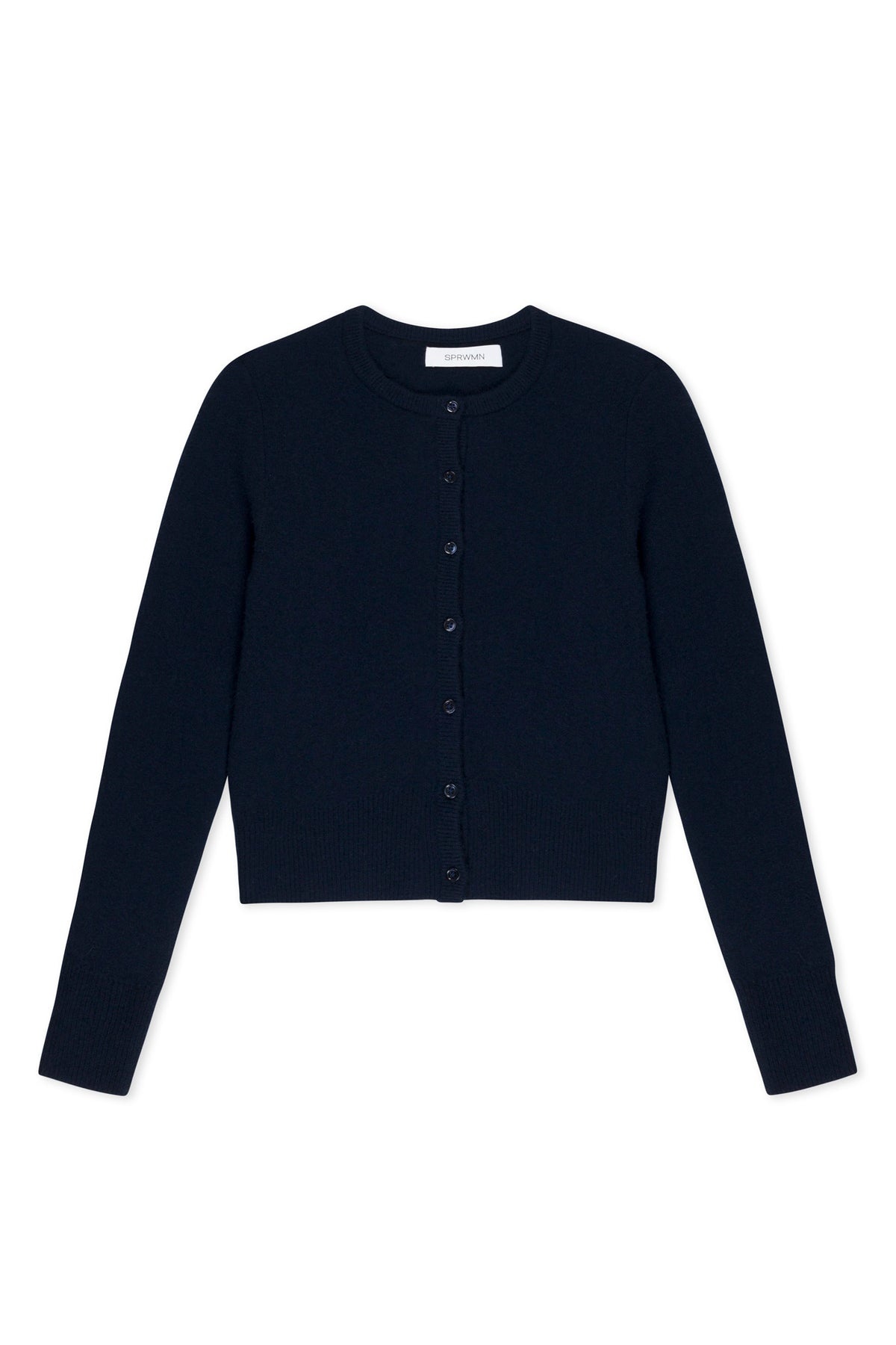 NAVY CASHMERE BABY CARDIGAN - 6
