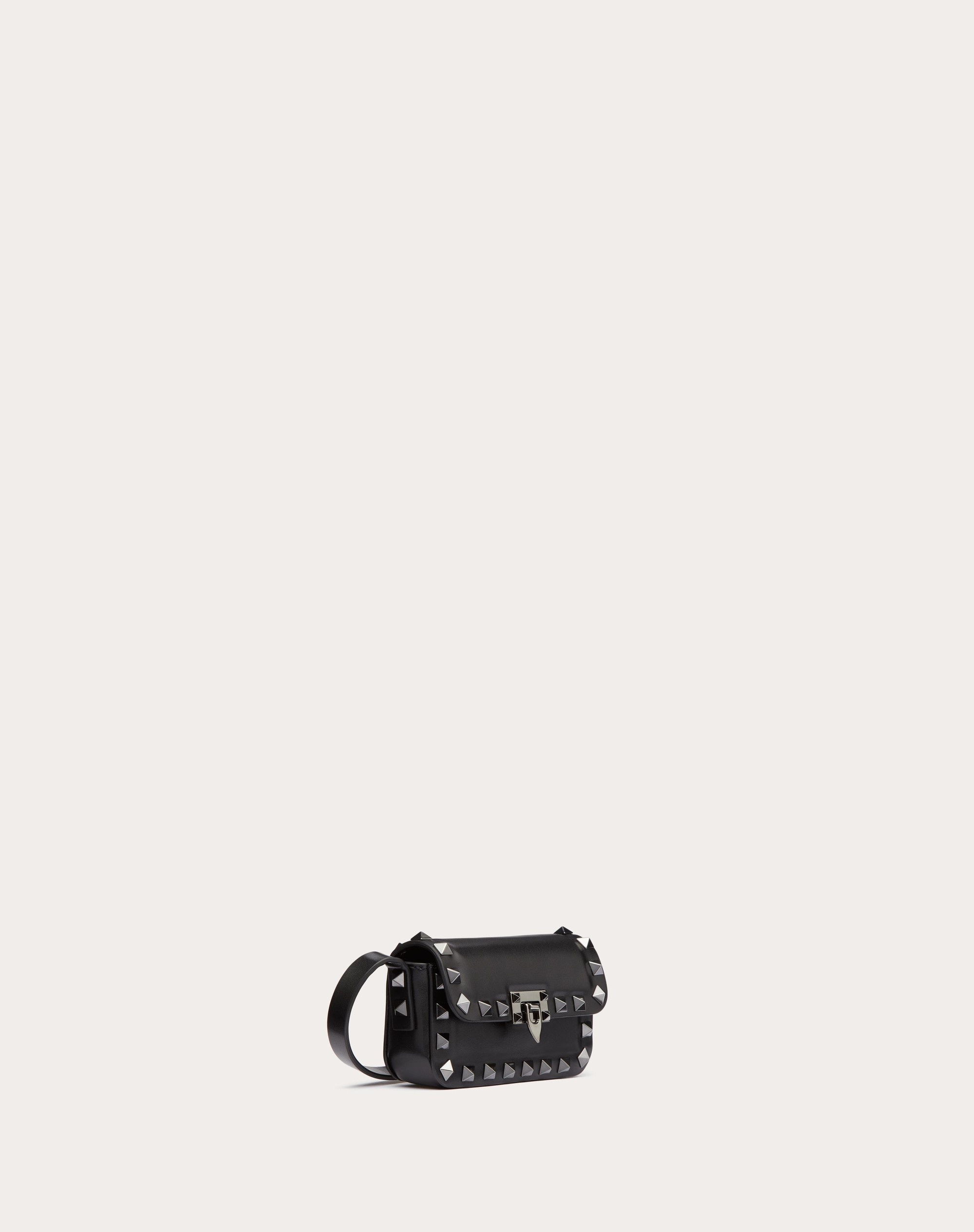 MICRO ROCKSTUD23 SHOULDER BAG IN SMOOTH CALFSKIN - 3