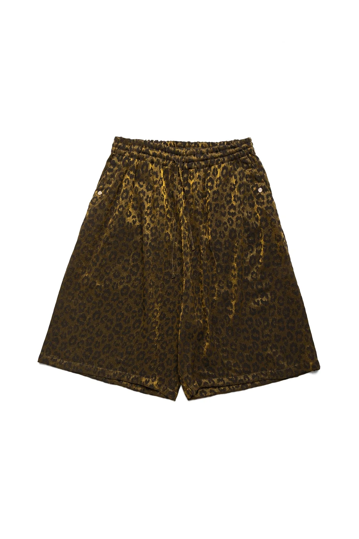 String Cowboy H.D. Short Rayon Leopard Jacquard - Gold - 1