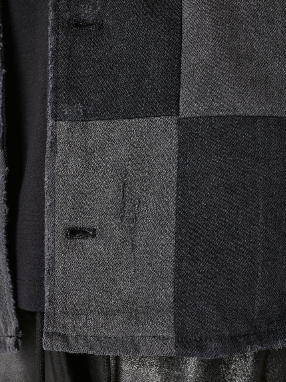 Monochrome Denim Jacket in Washed Noir - 5