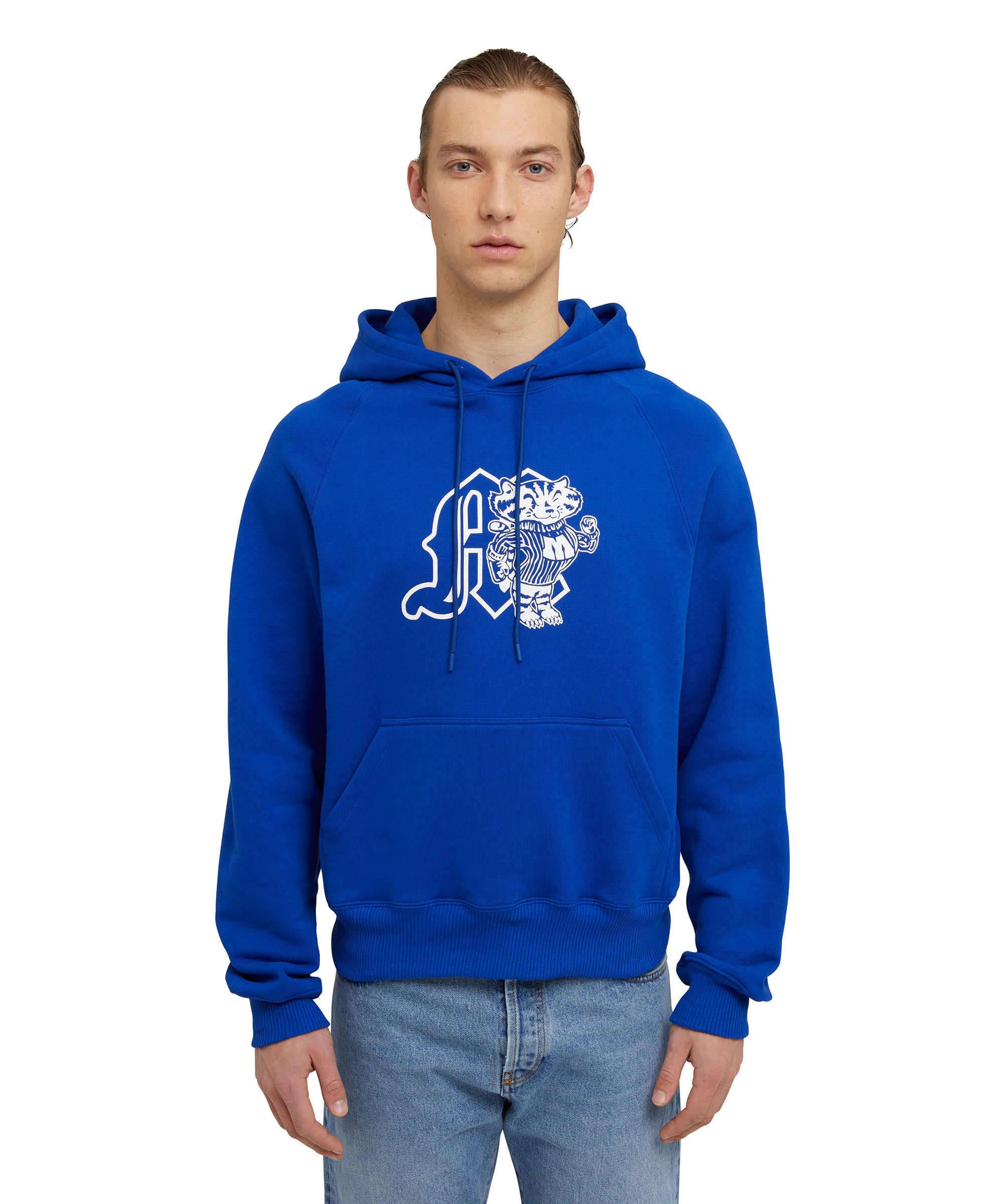 Cotton hooded sweatshirt with MSGM "M" mascot print - 2