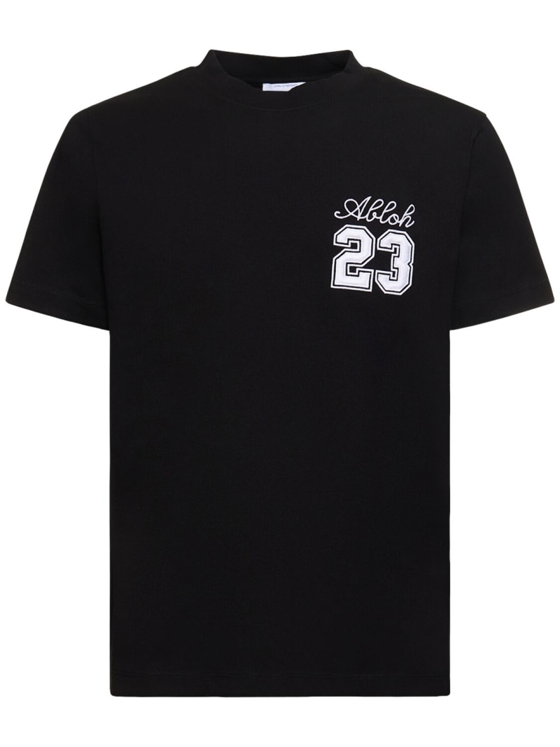 23 logo slim cotton t-shirt - 1