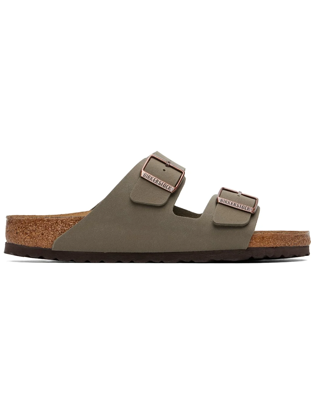 Gray Regular Arizona Birkibuc Sandals - 1