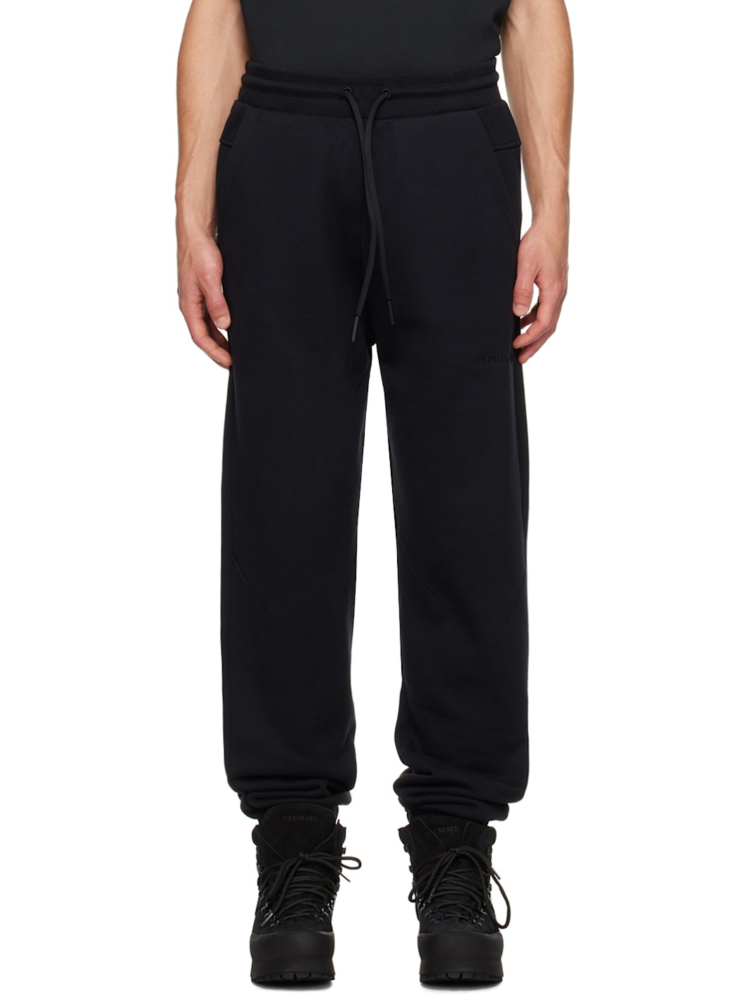 Black Tobermory Heavyweight Sweatpants - 1