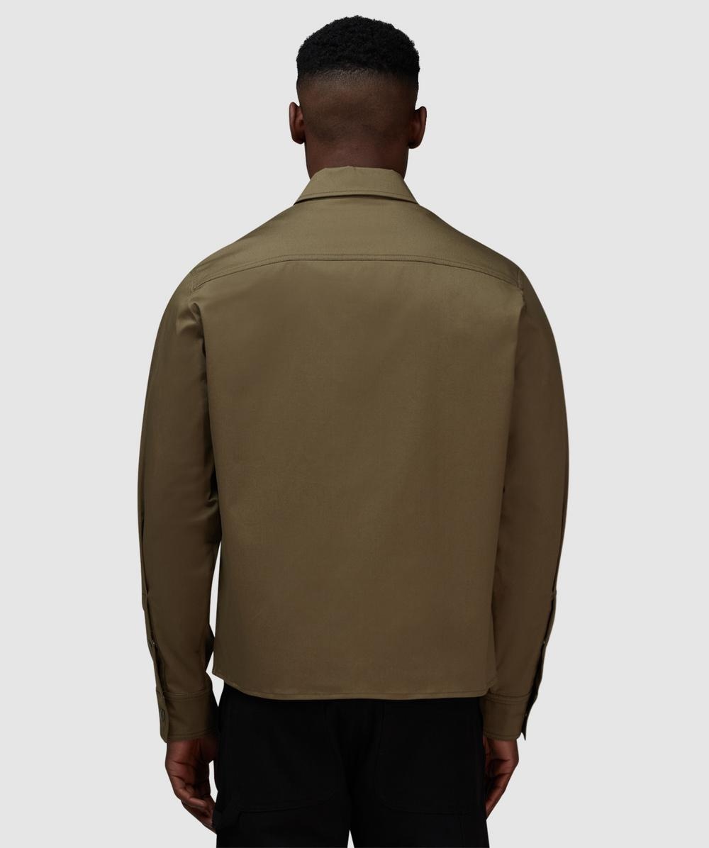 Canvas zipped overshirt - 3