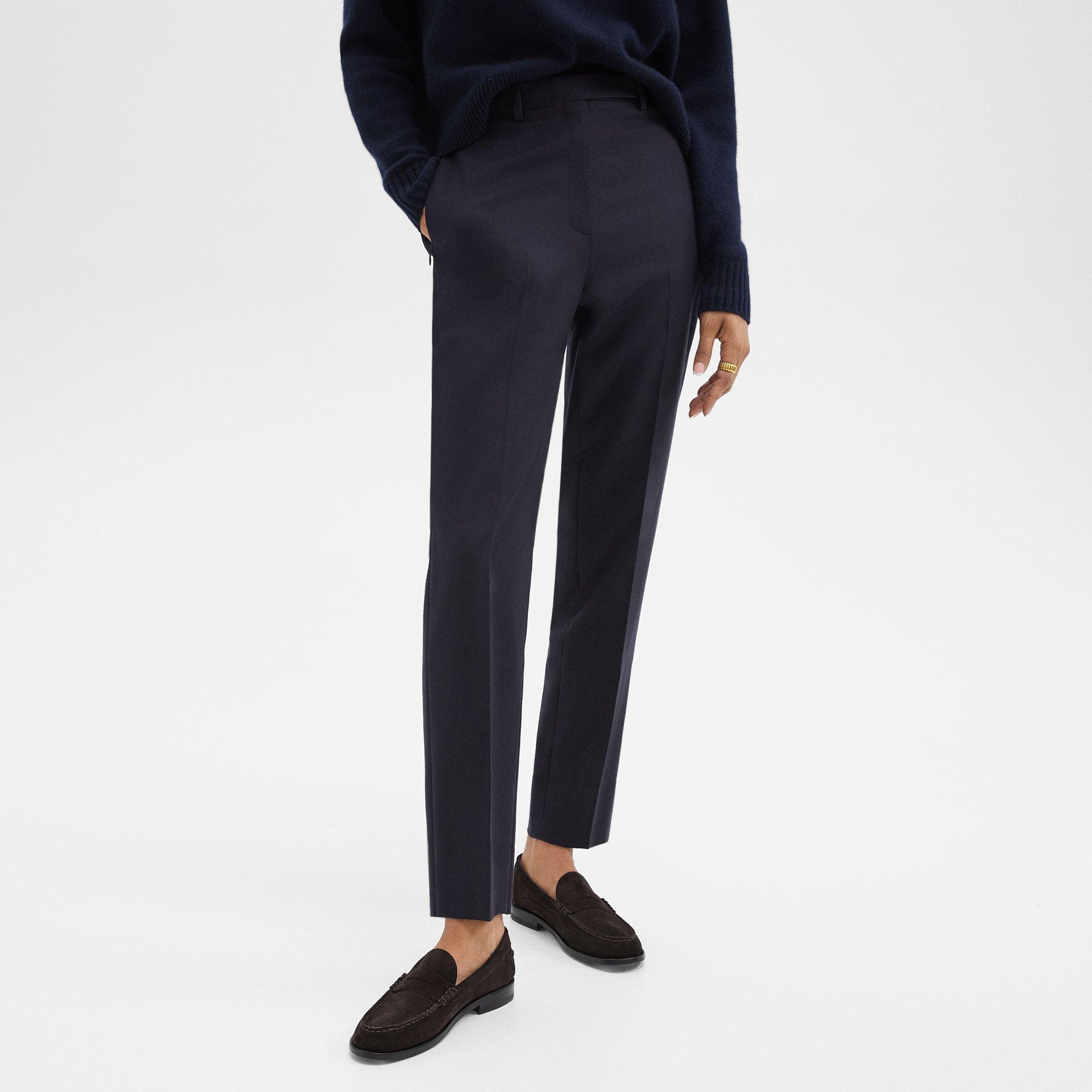 Tapered High-Waist Pant in Sleek Flannel - 5