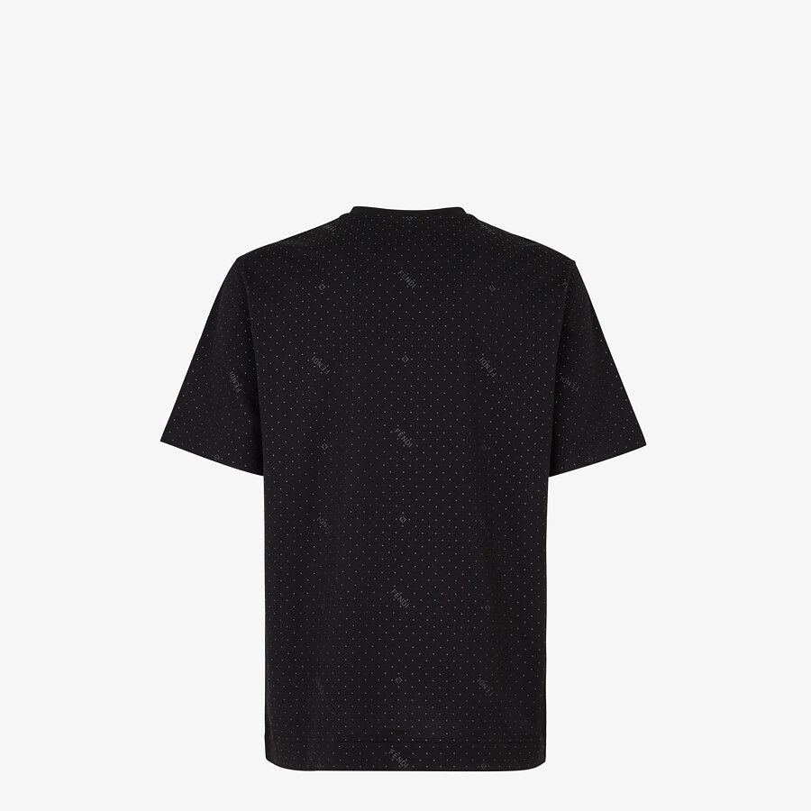 Black jersey T-shirt - 2