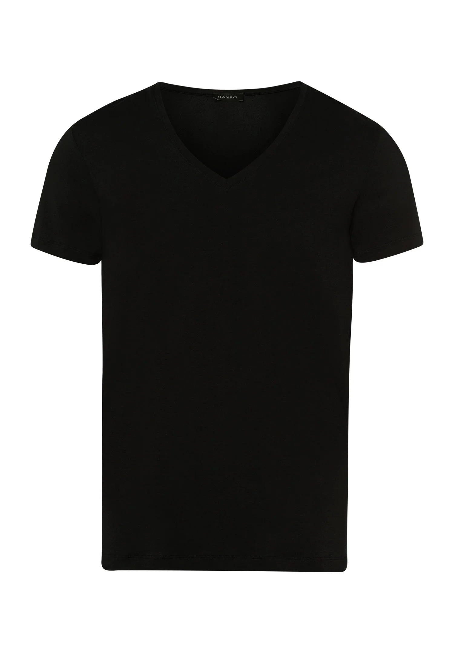 Cotton Superior Fitted V-Neck Cotton T-Shirt - 1