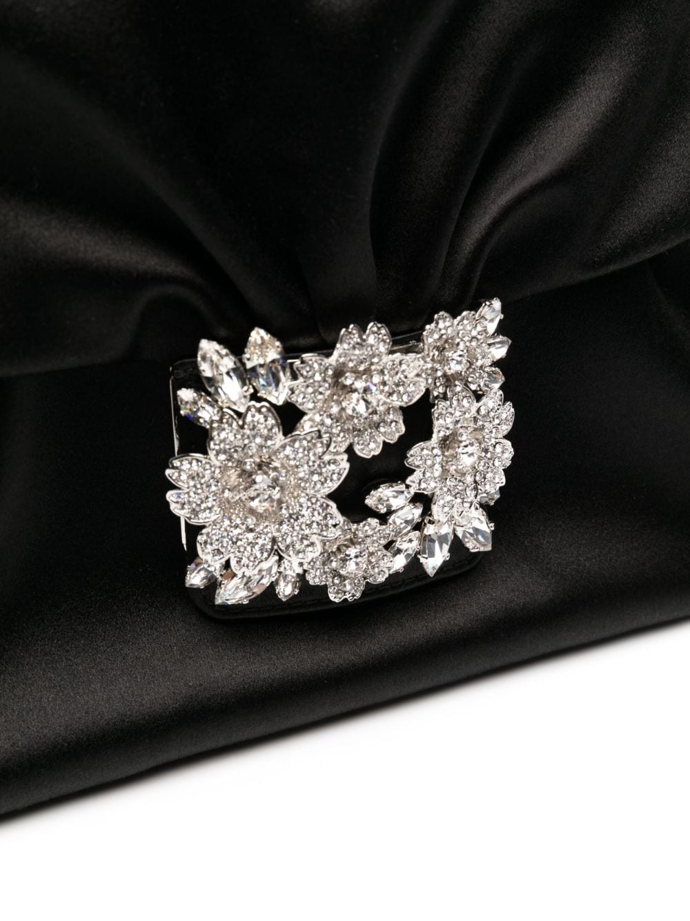 mini DrapÃ© ruched buckle-detail clutch bag - 5