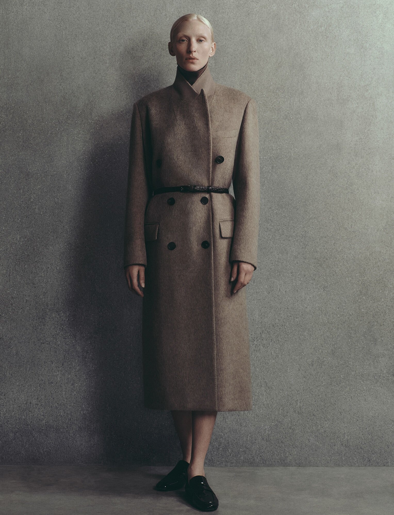 Yak Wool Lilas Coat - 7