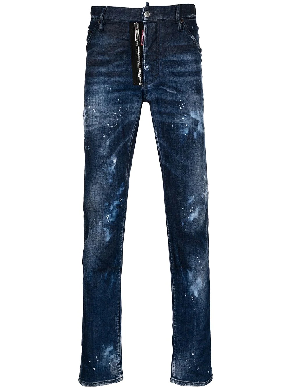 Cool Guy distressed straight-leg jeans - 1