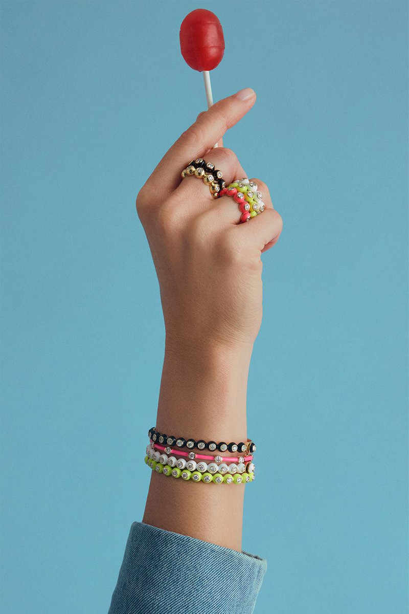 MELISSA KAYE White Audrey Eternity Band outlook