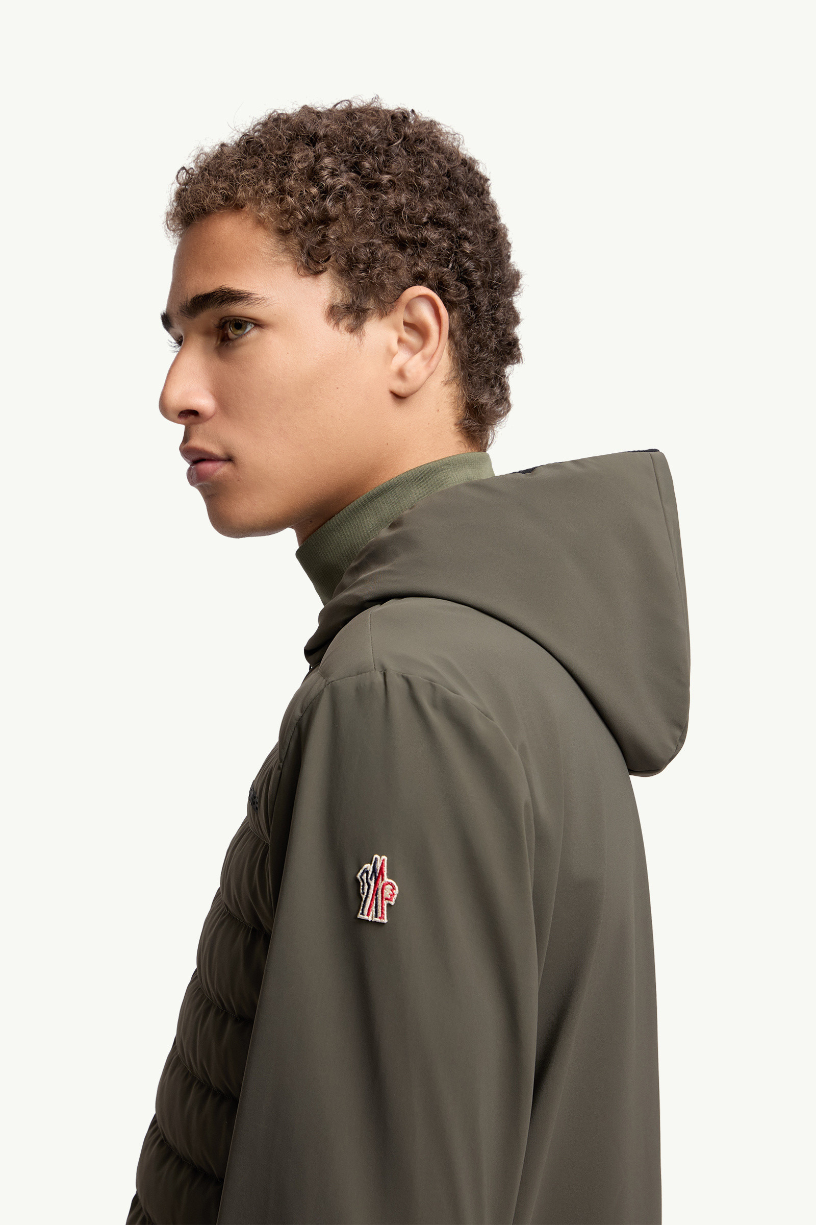 Padded Zip-Up Sweatshirt - 4