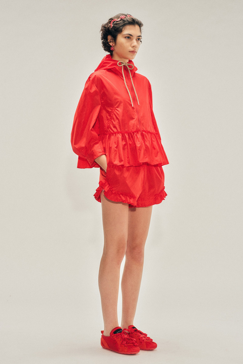 Simone Rocha Ruffle Frill Peplum Jacket outlook