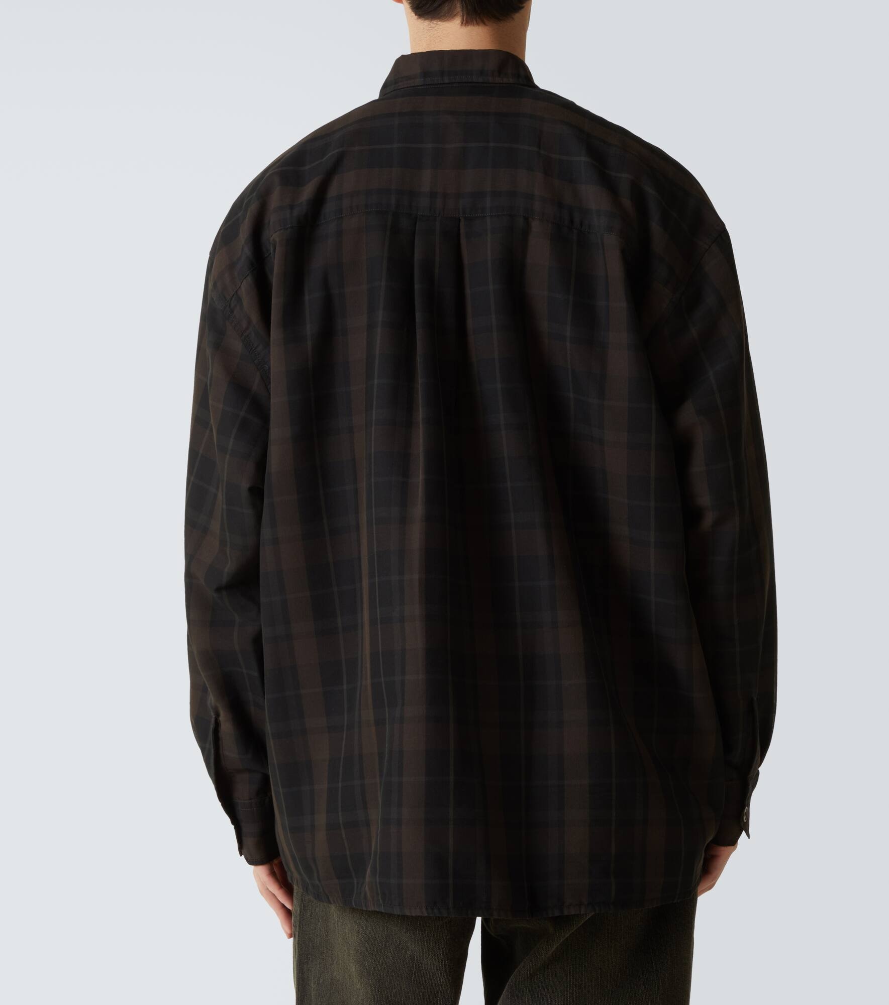 Borrowed checked shirt - 4