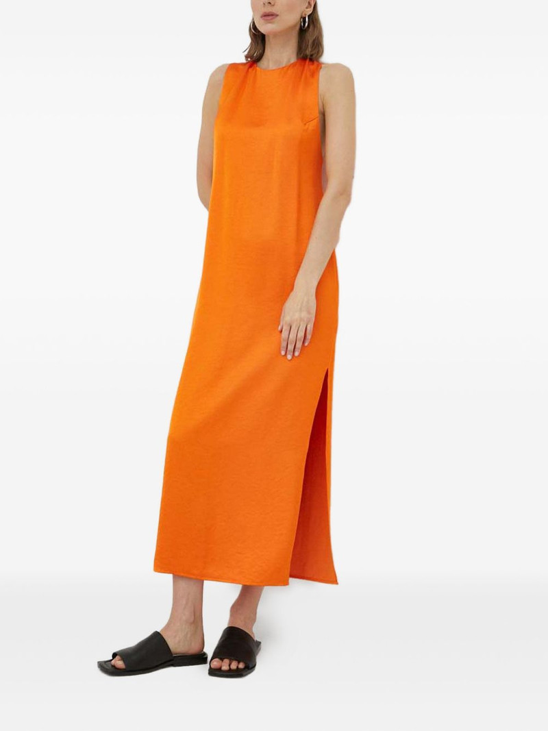 SAMSØE SAMSØE side-slit sleeveless midi dress outlook