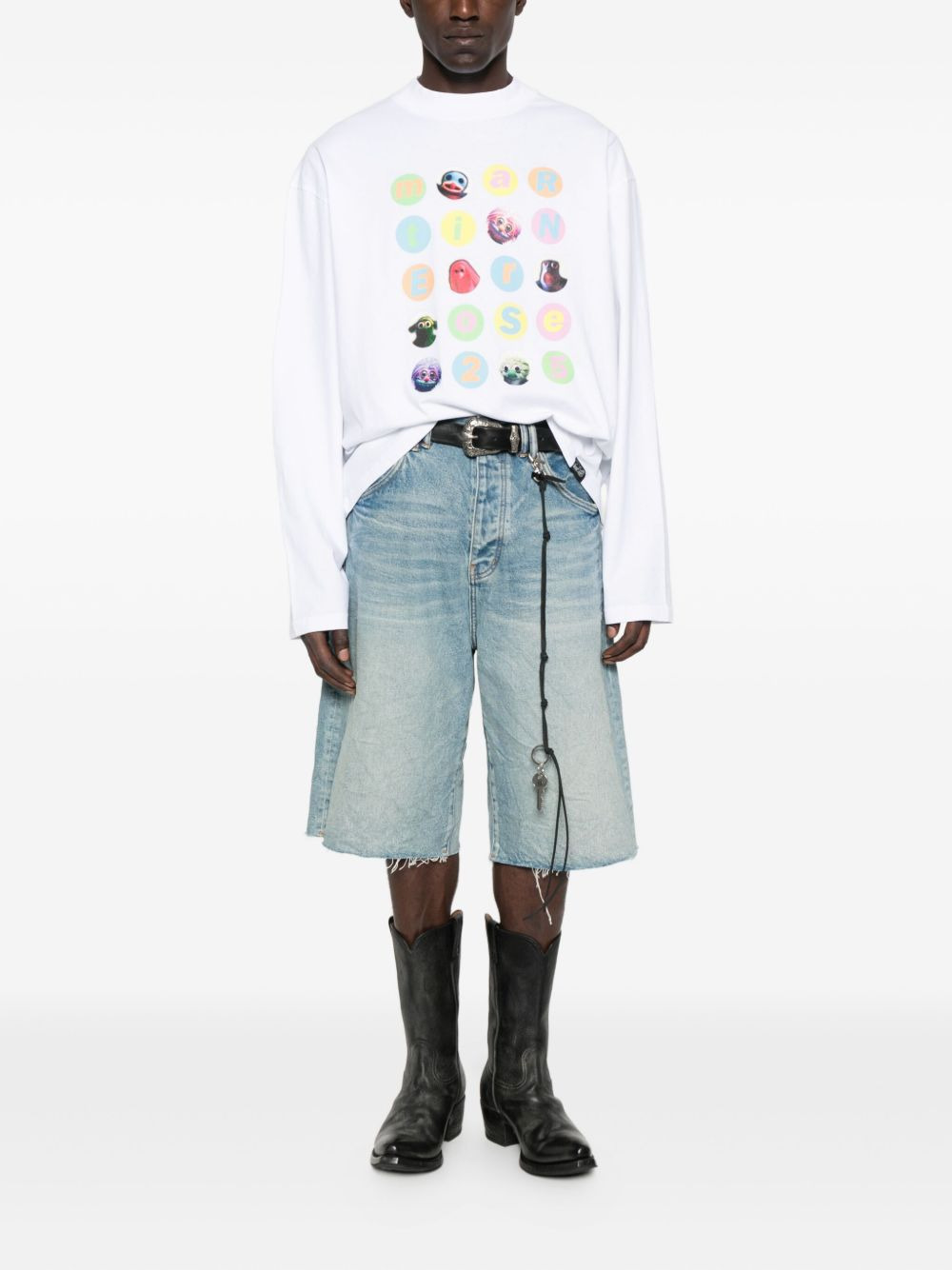 graphic-print long-sleeve T-shirt - 2