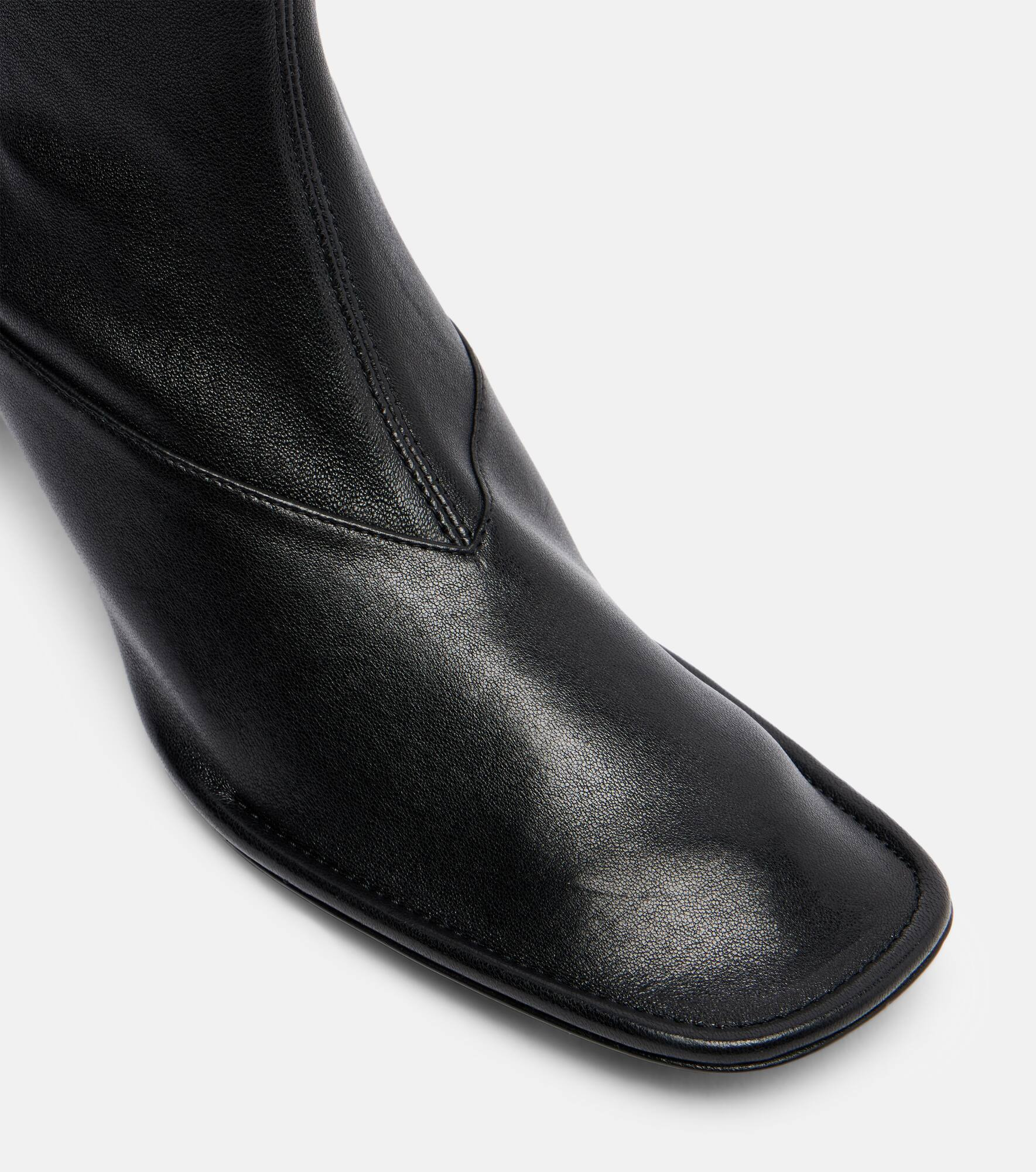 Trunk leather mid-calf boots - 5