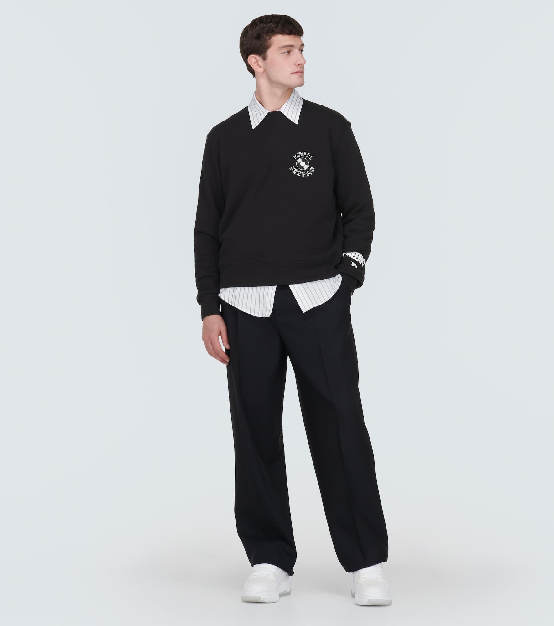 Printed cotton jersey sweatshirt - 2