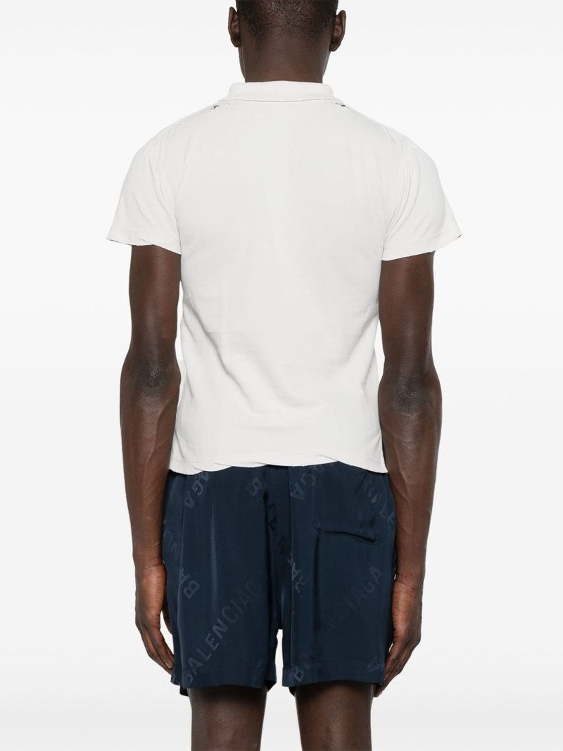 logo-embroidered polo shirt 4