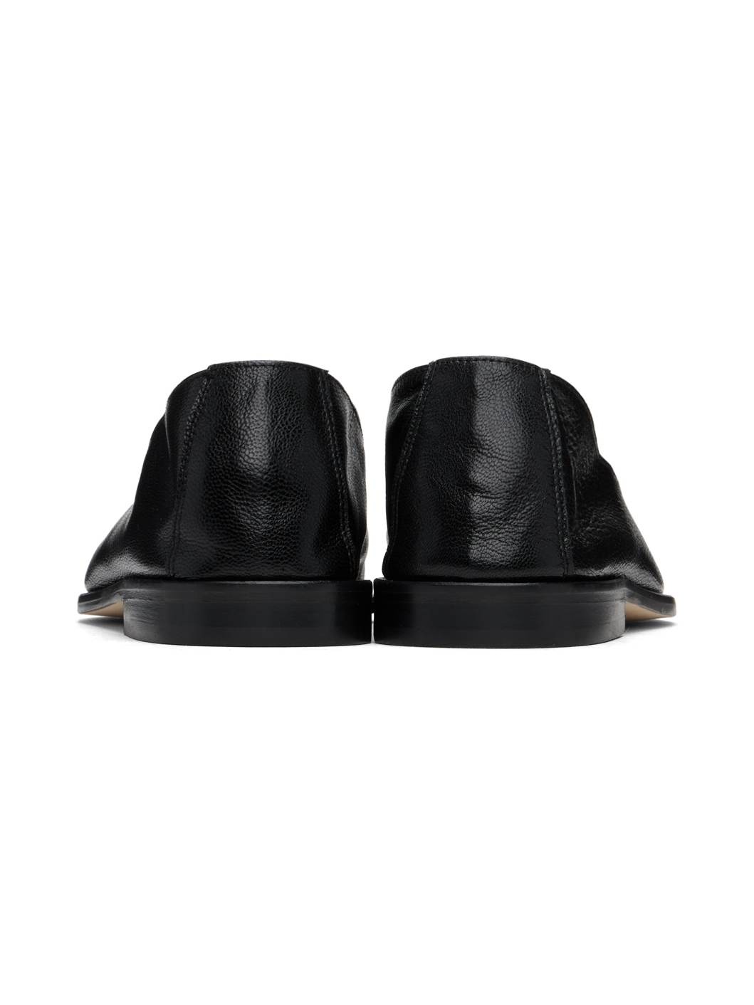 Black Juliol Winter Supple Shiny Ballerina Flats - 2