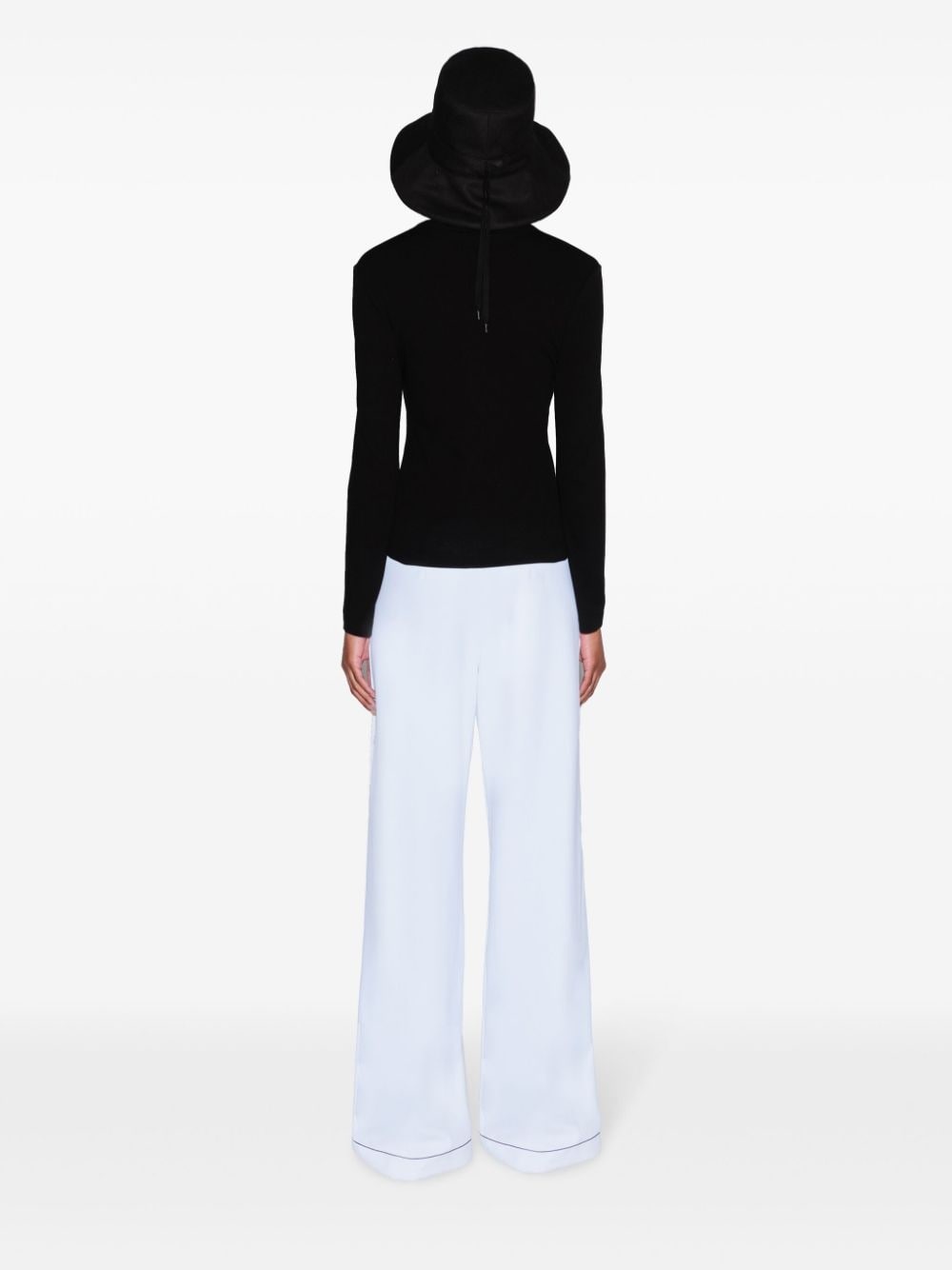 Henley ribbed-knit top - 4