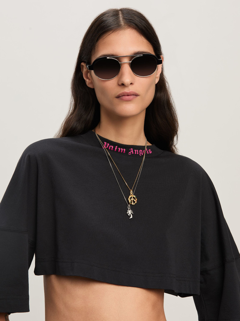 Palm lasered denim jacket 6