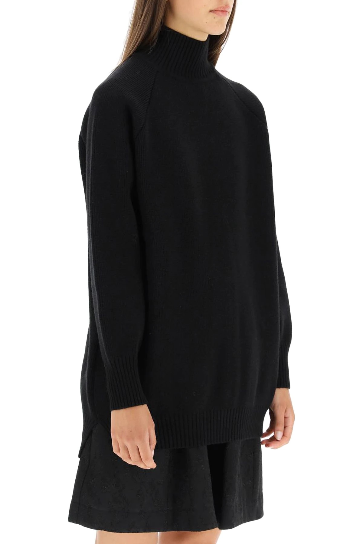 TURTLENECK SWEATER WITH BACK BUTTONS - 3