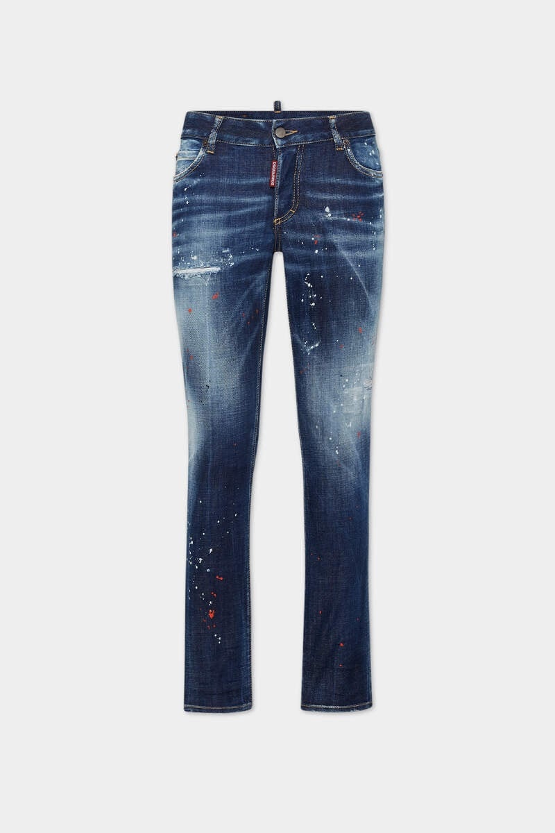 MEDIUM EASY WASH MEDIUM WAIST JENNIFER JEANS - 1