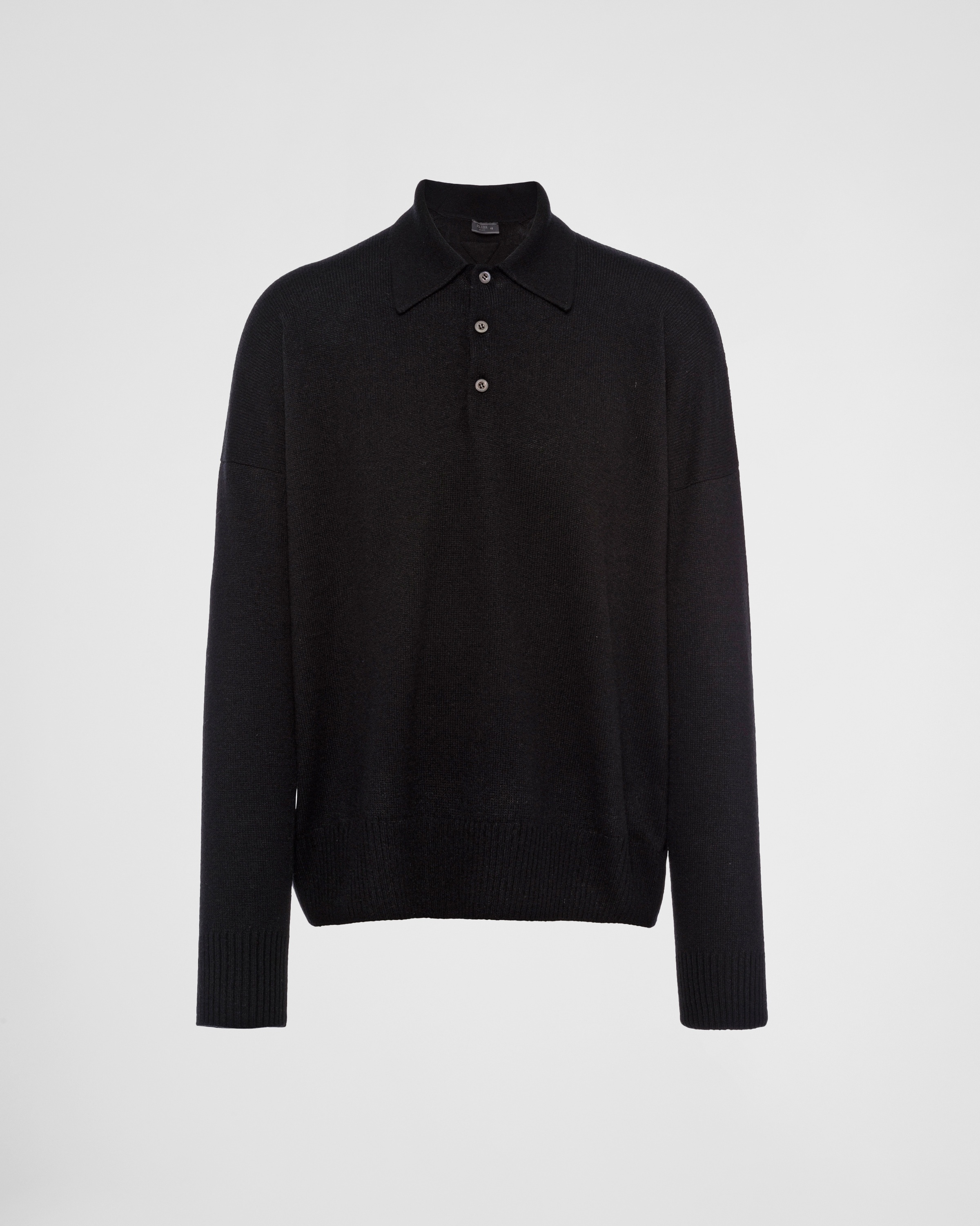Cashmere polo shirt - 1
