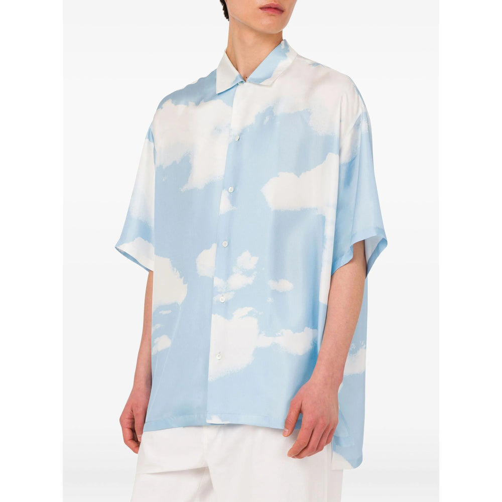 Moschino Blue Shirts Men - 2