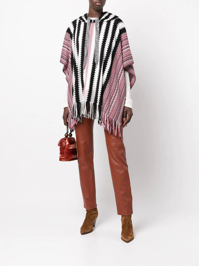 Missoni zigzag striped cape outlook