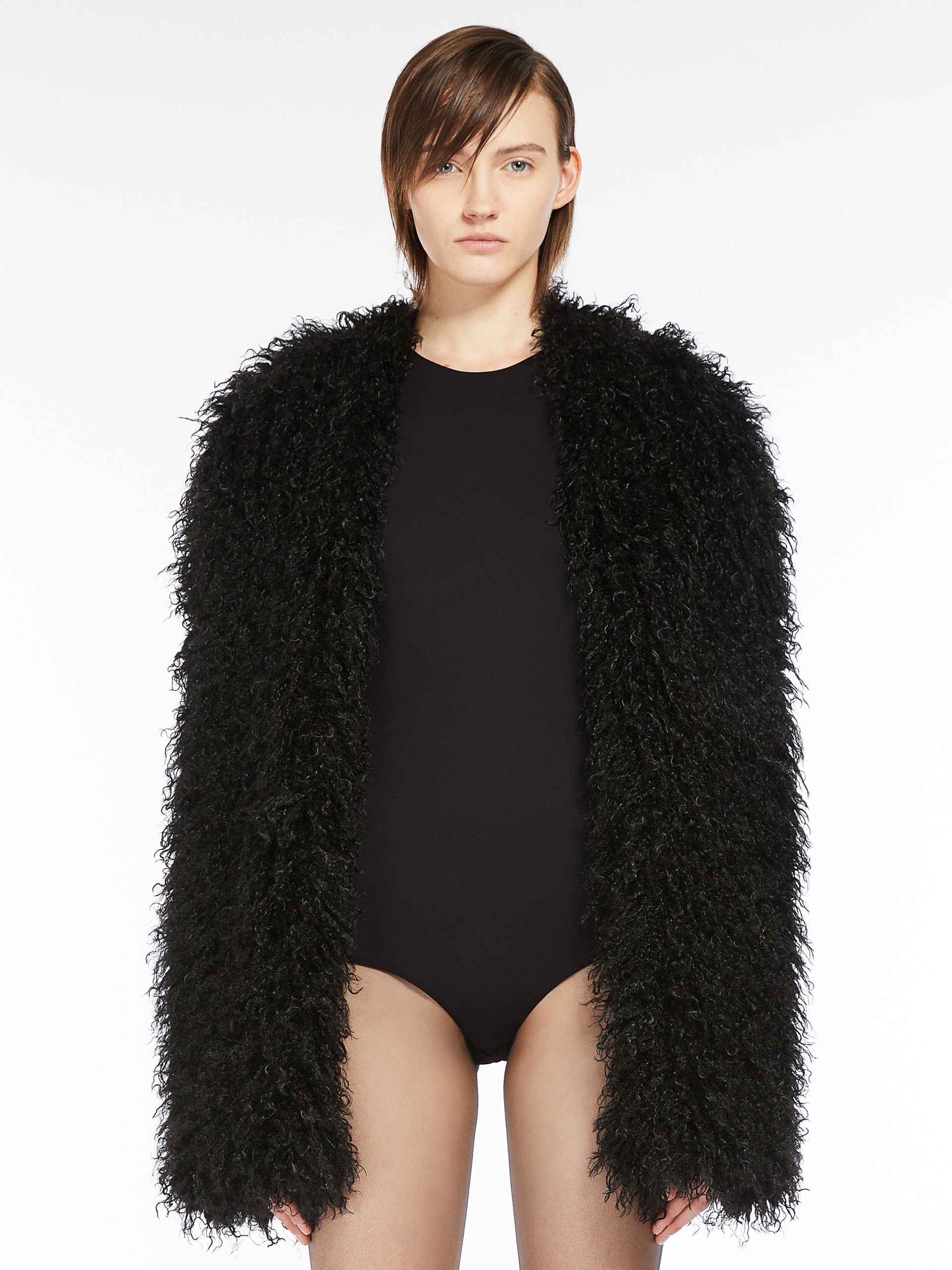 BAFFO1234 Faux-fur shrug - 3