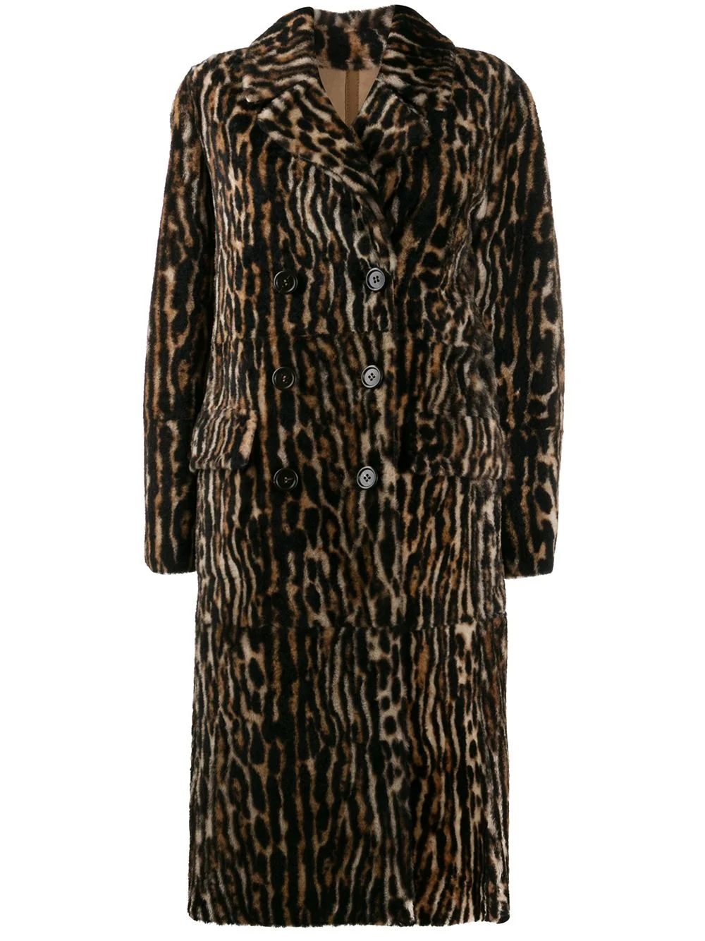ocelot print coat - 1