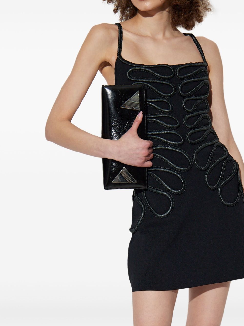 embroidered detailing dress - 2