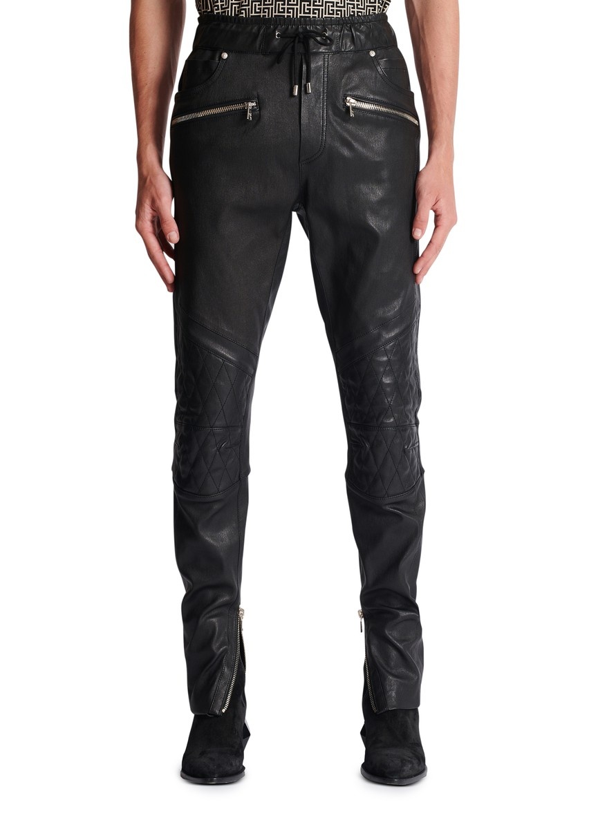 Stretch Leather Pants - 2