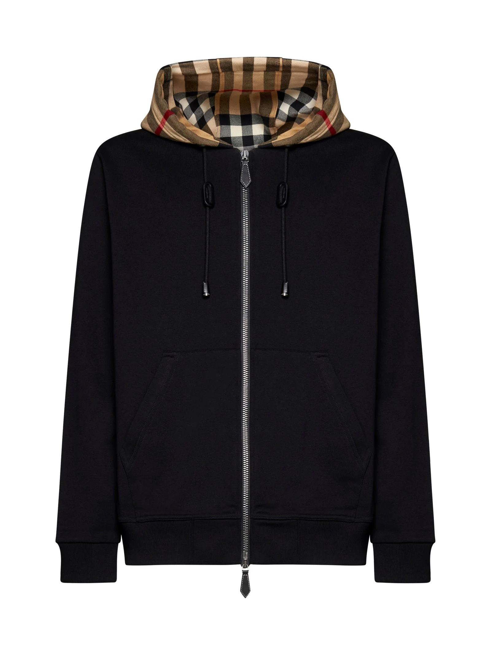 Samuel cotton zip-up hoodie - 1