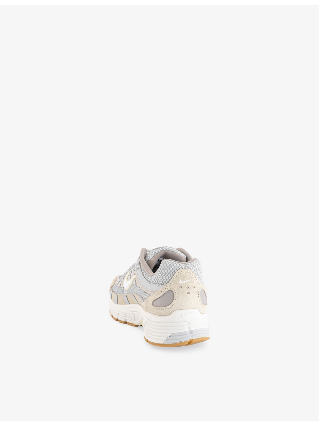P-6000 Leather And Mesh Low-Top Trainers - 4