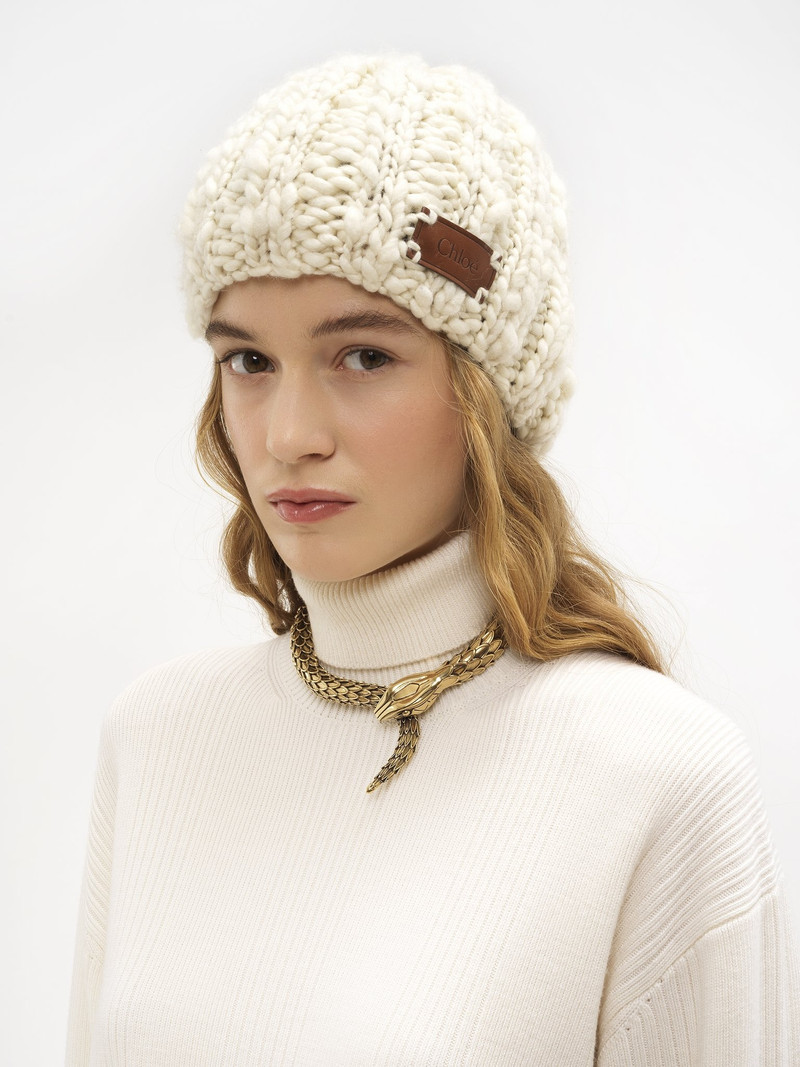 BEANIE IN EXTRA FINE WOOL & SILK 4