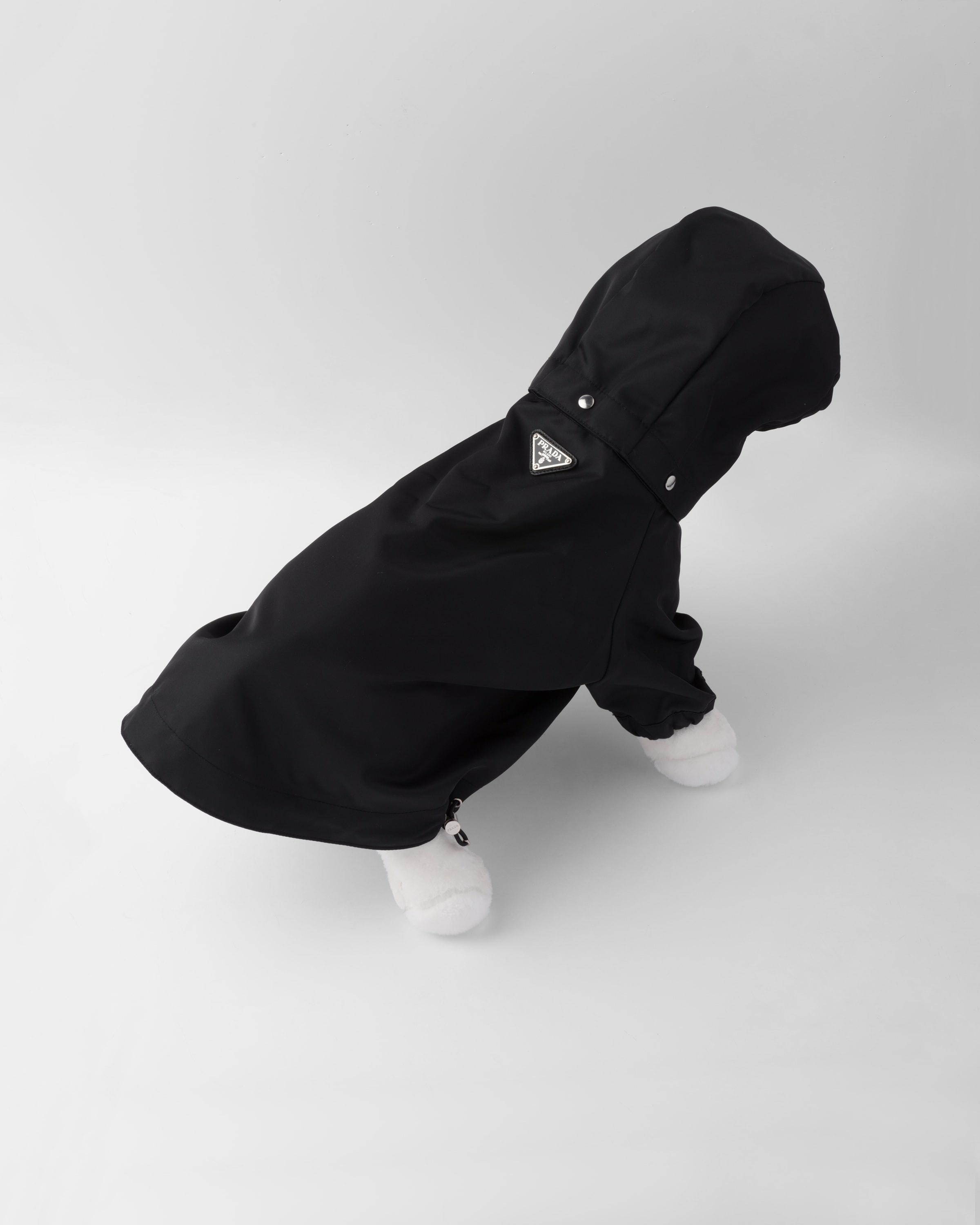 Re-Nylon dog raincoat with hood - 2
