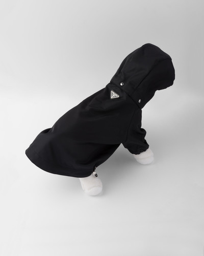 Prada Re-Nylon dog raincoat with hood outlook