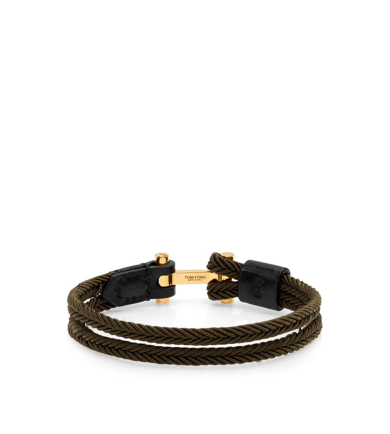 TOM FORD BRAIDED NYLON BRACELET outlook