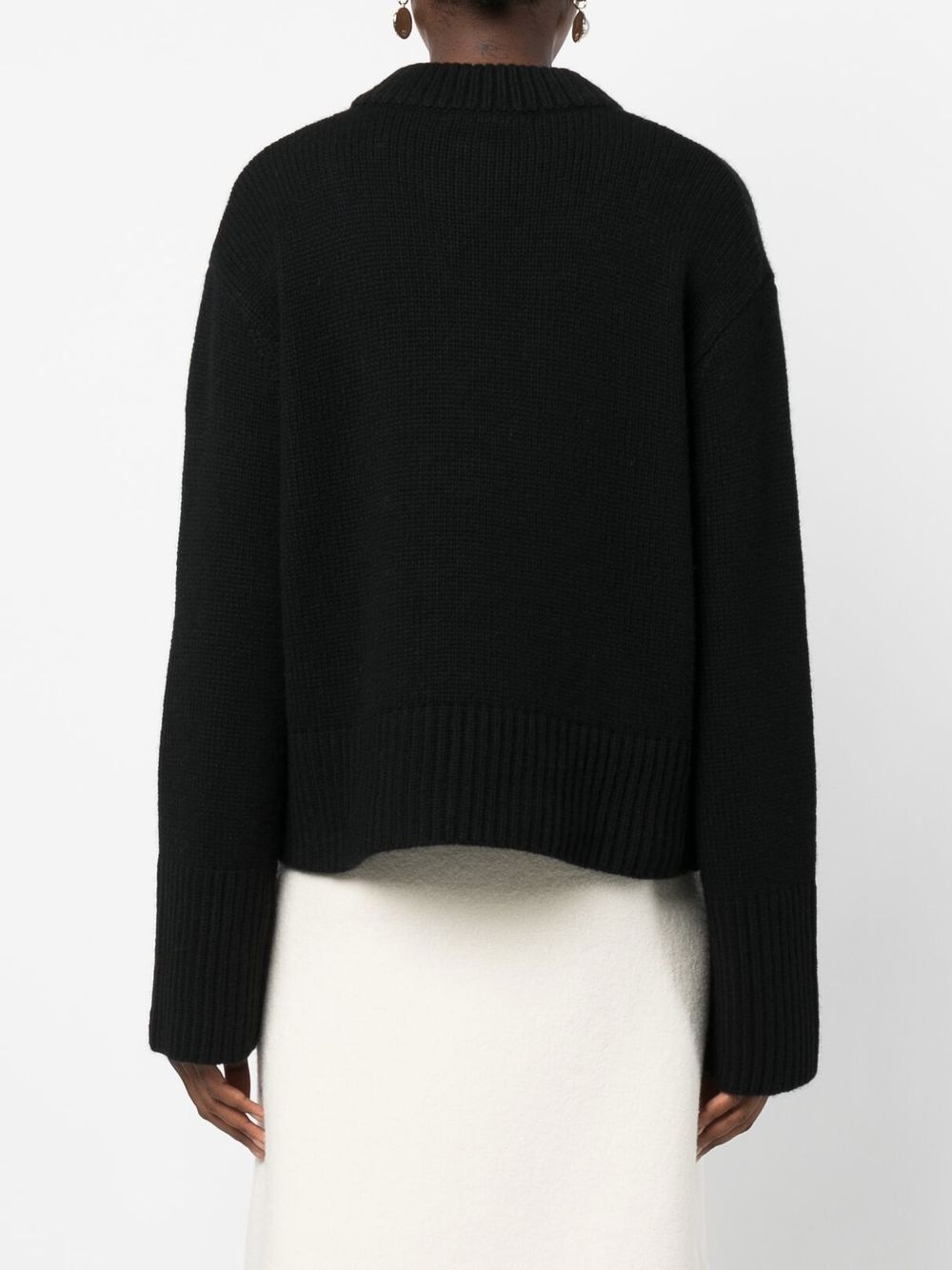 crew-neck cashmere jumper - 4