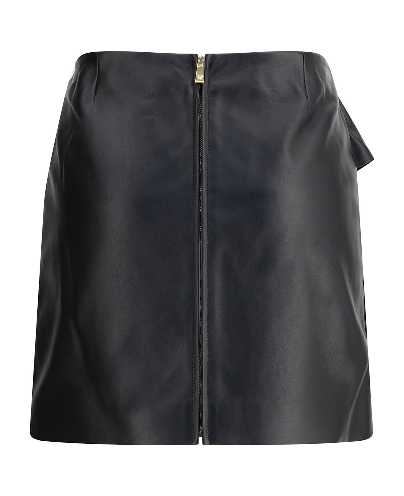 Lambskin Miniskirt - 2