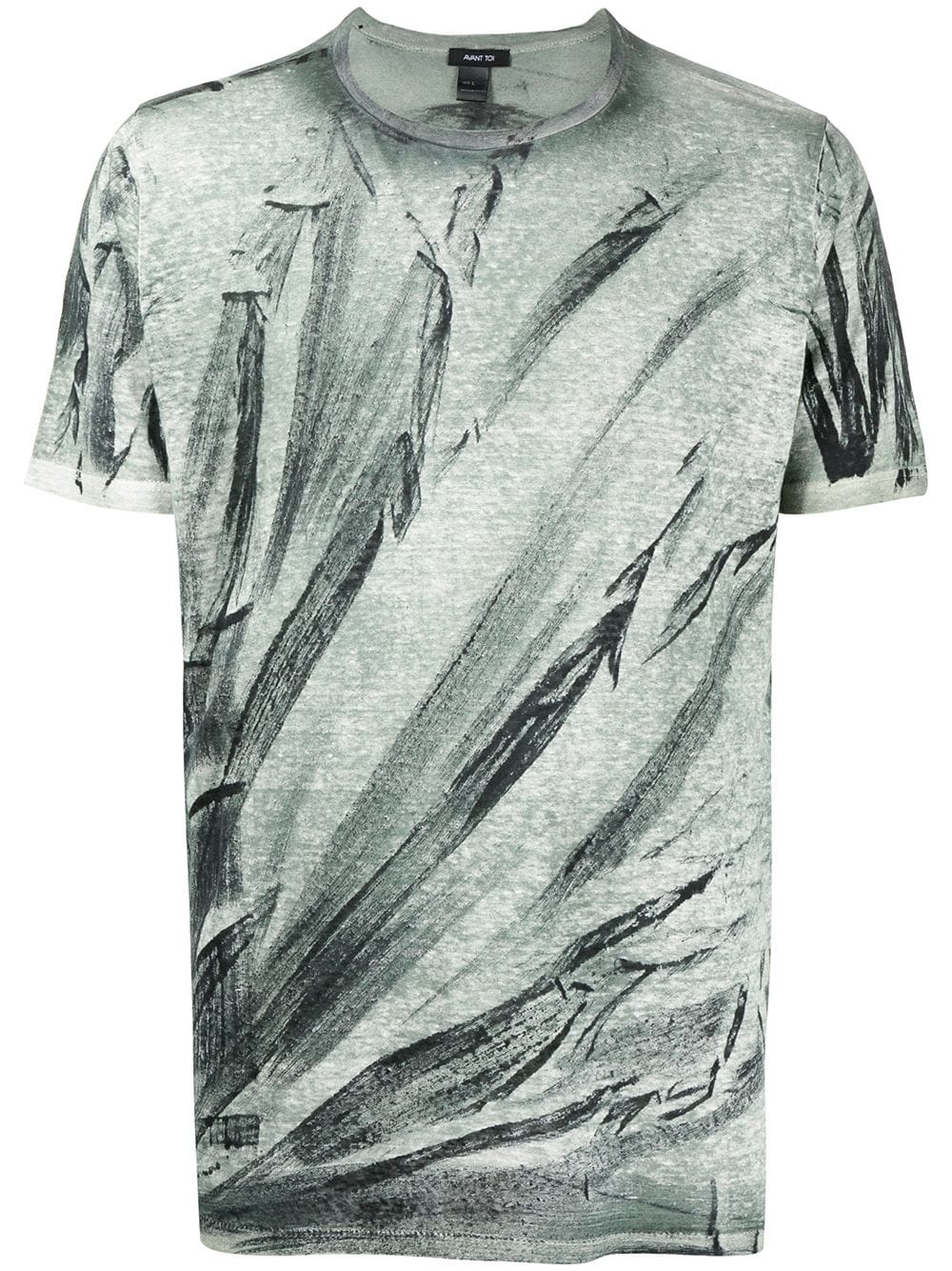 Mangrovie Strokes linen T-shirt - 1