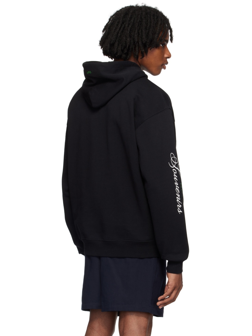 Black JJJJound Edition 'Hôtel Souvenirs' Hoodie - 3