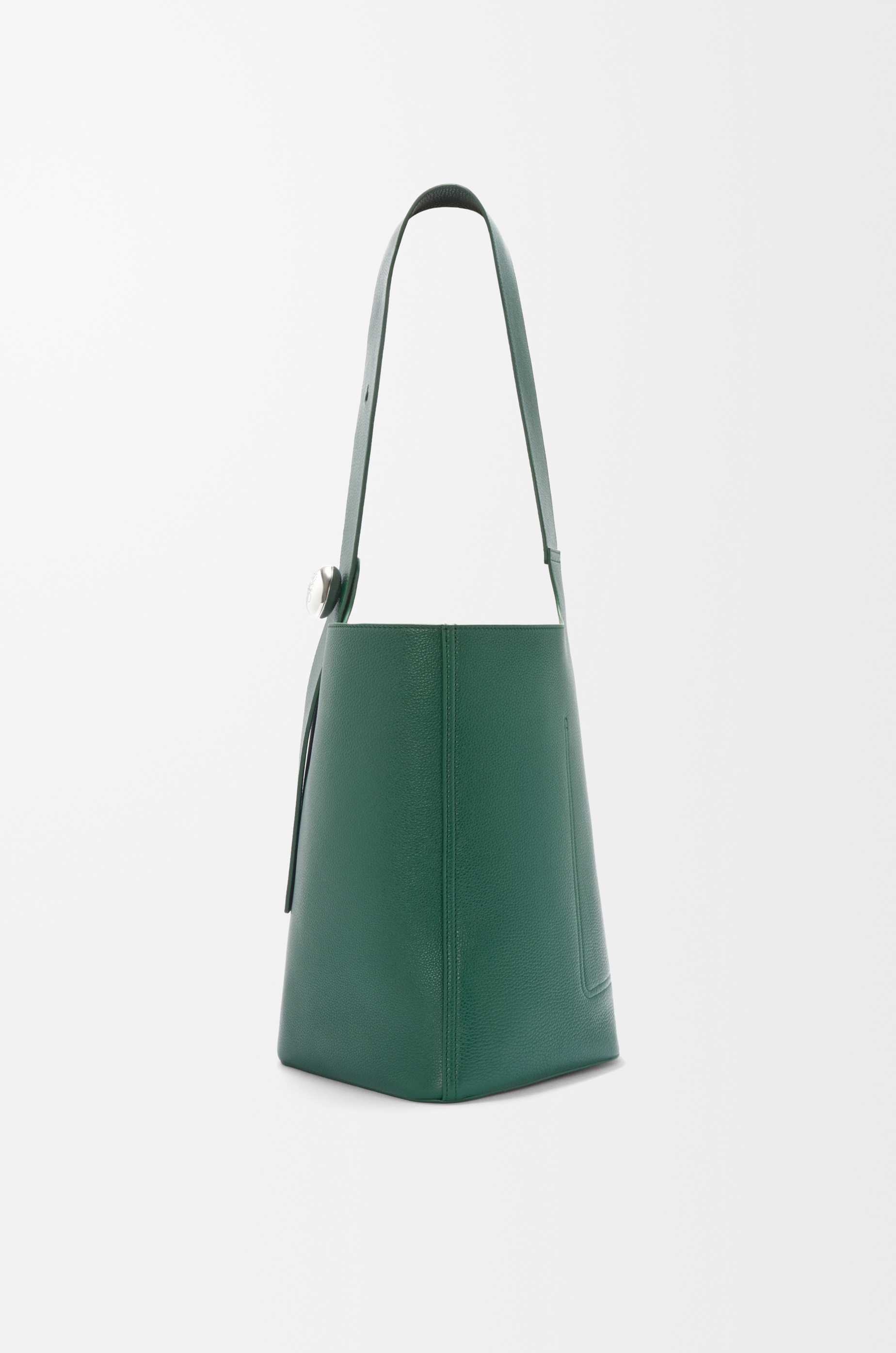 Large Pebble bucket in supple grained calfskin - 3
