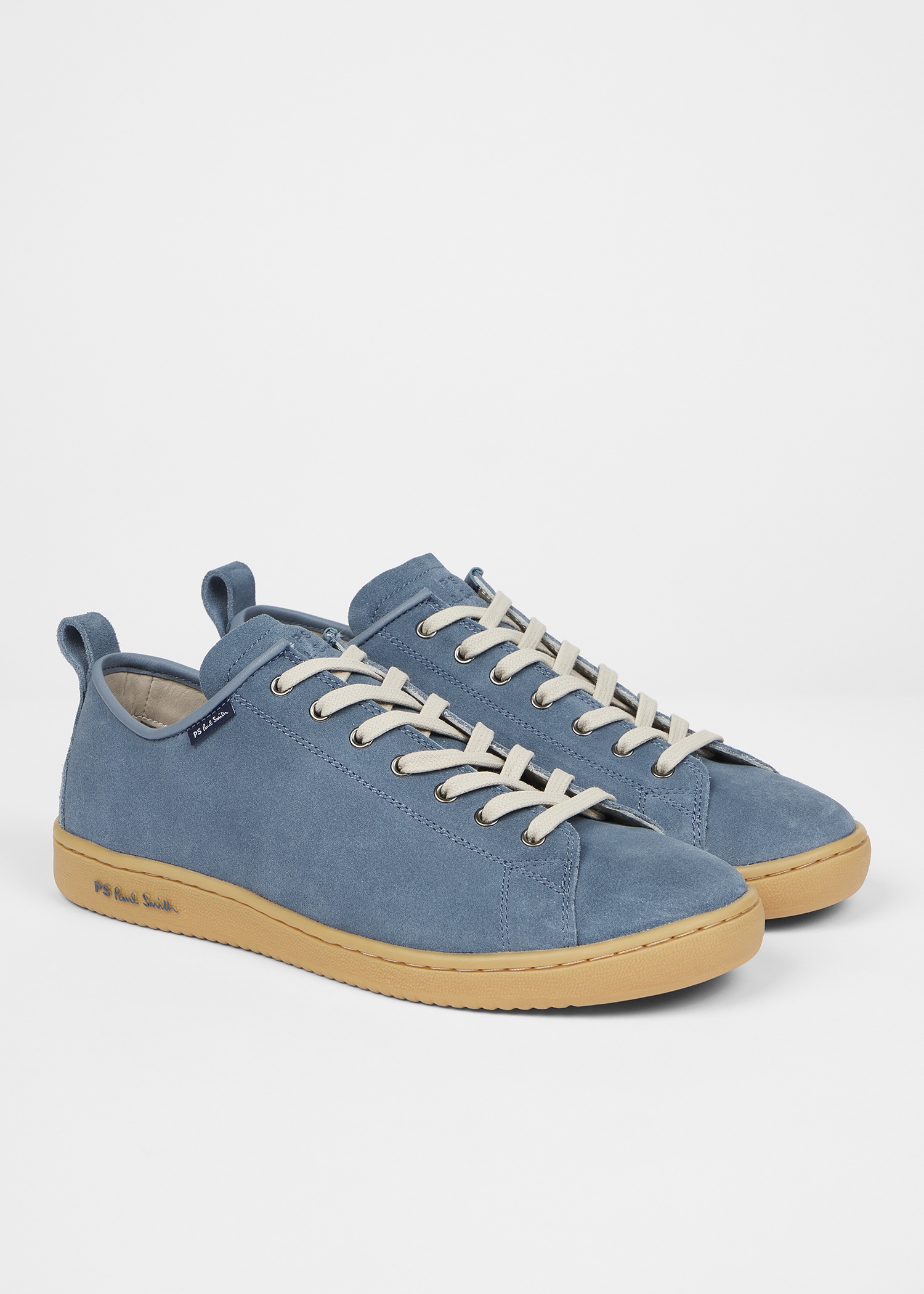 Light Blue Suede 'Miyata' Trainers - 4